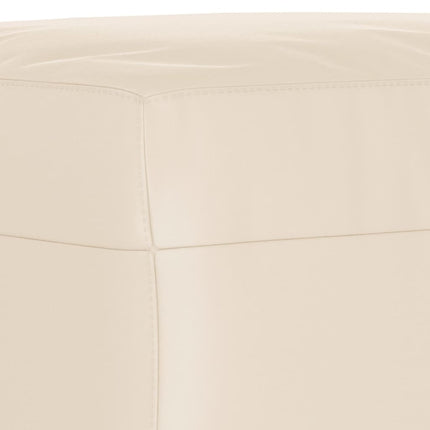 Soffgrupp med kuddar 4 delar beige mikrofibertyg
