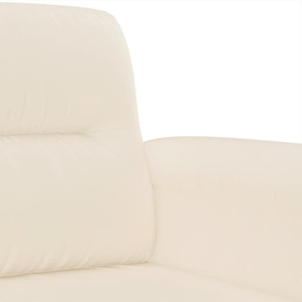 Soffgrupp med kuddar 4 delar Beige mikrofibertyg