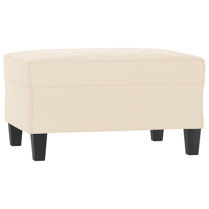 Soffgrupp med kuddar 3 delar Beige mikrofibertyg