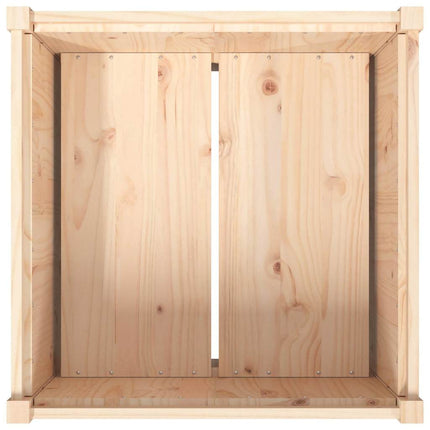 Odlingslåda 70x70x70 cm massiv furu