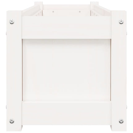 Odlingslåda 90x31x31 cm vit massiv furu