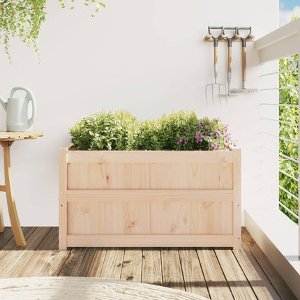 Odlingslåda 90x50x50 cm massiv furu