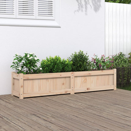 Odlingslåda 150x31x31 cm massivt furuträ