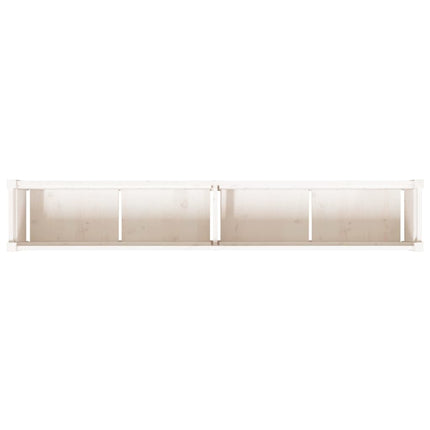 Odlingslåda 180x31x31 cm vit massiv furu