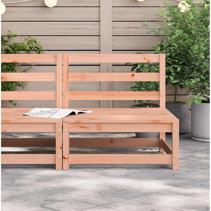 Trädgårdssoffa utan armstöd 70x70x67 cm massivt douglasträ