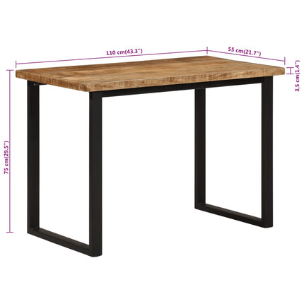 Matbord 110x55x75 cm massivt mangoträ