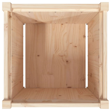 Odlingslåda 50x50x50 cm massivt furuträ