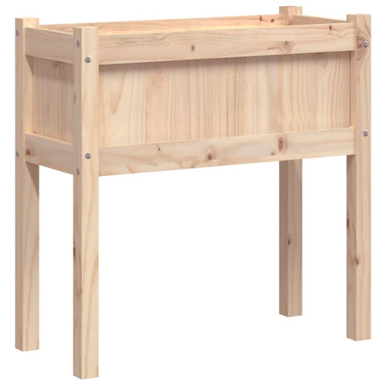 Odlingslåda med ben 70x31x70 cm massiv furu