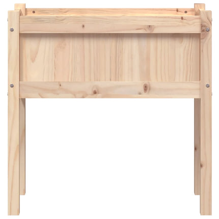 Odlingslåda med ben 70x31x70 cm massiv furu