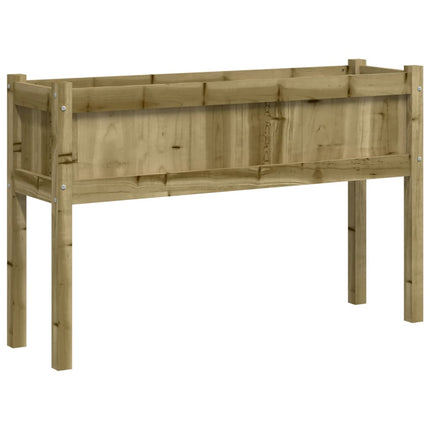 Odlingslåda med ben 110x31x70 cm impregnerat furu