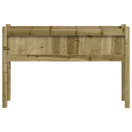 Odlingslåda med ben 110x31x70 cm impregnerat furu