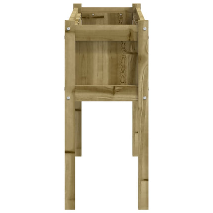 Odlingslåda med ben 110x31x70 cm impregnerat furu