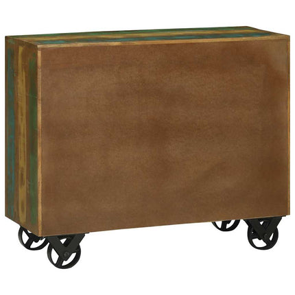 Sideboard med låda Brun 80 x 30 x 65 cm Solid återvunnen trä