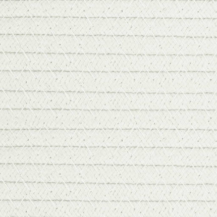 Förvaringskorgar 2 st brun och vit Ø24x18 cm bomull