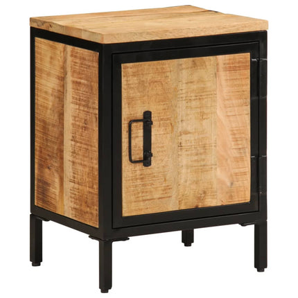 Sängbord 40x30x52,5 cm massivt grovt mangoträ