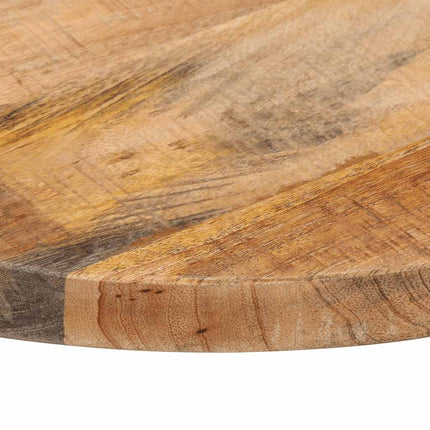 Bordsskiva Ø 40x2,5 cm rund massivt grovt mangoträ