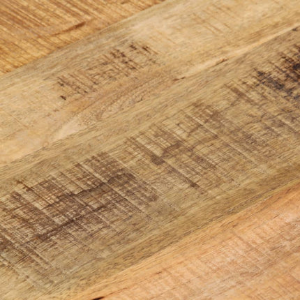 Bordsskiva Ø 50x3,8 cm rund massivt grovt mangoträ