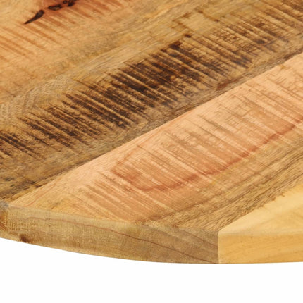 Bordsskiva Ø 70x3,8 cm rund massivt grovt mangoträ