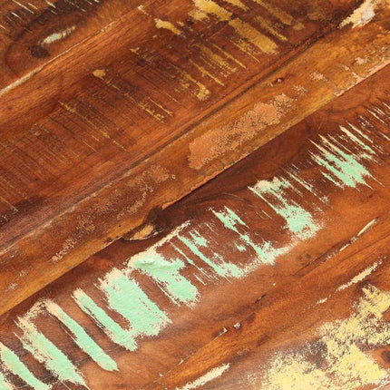 Bordsskiva Ø 80x2,5 cm rund massivt återvunnet trä