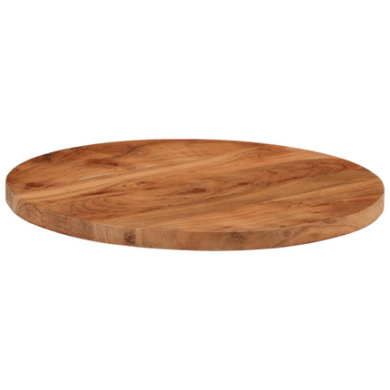 Bordsskiva Ø60x3,8 cm rund massivt akaciaträ