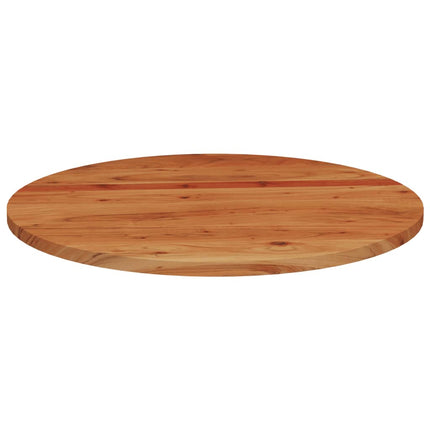 Bordsskiva Ø70x3,8 cm rund massivt akaciaträ