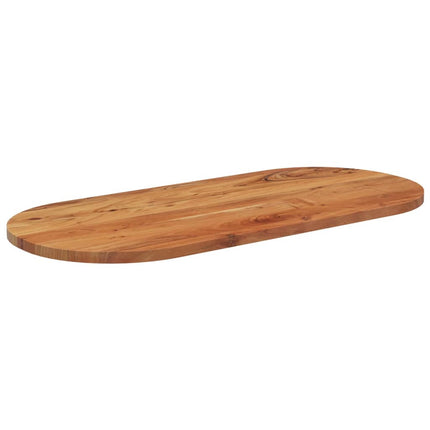 Bordsskiva 110x50x2,5 cm oval massivt akaciaträ