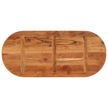 Bordsskiva 110x50x2,5 cm oval massivt akaciaträ