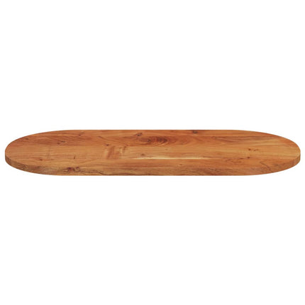 Bordsskiva 100x50x3,8 cm oval massivt akaciaträ