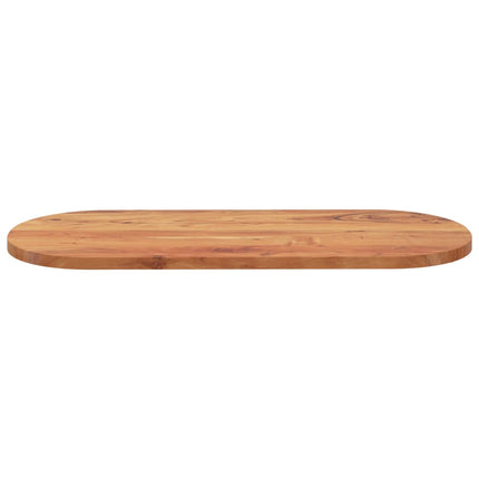 Bordsskiva 140x60x3,8 cm oval massivt akaciaträ