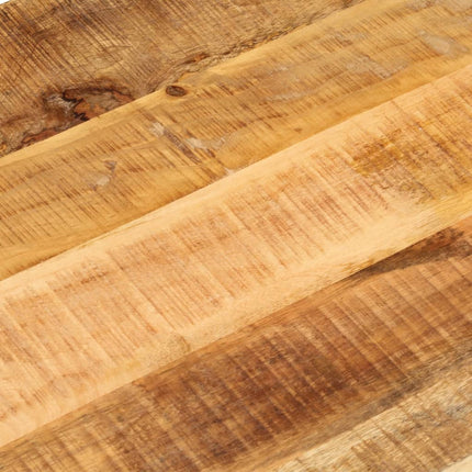 Bordsskiva 110x40x2,5 cm oval massivt grovt mangoträ