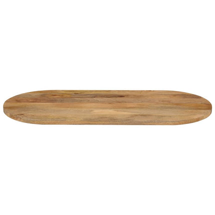 Bordsskiva 80x40x2,5 cm oval massivt mangoträ
