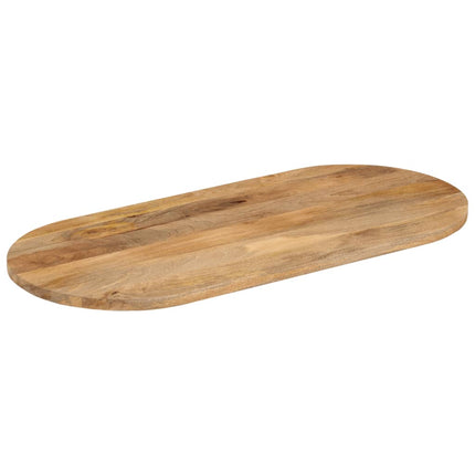 Bordsskiva 120x60x3,8 cm oval massivt mangoträ