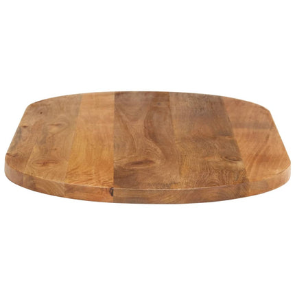 Bordsskiva 80x40x2,5 cm oval massivt mangoträ