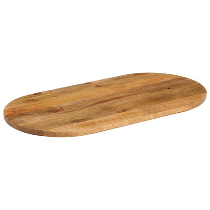 Bordsskiva 110x50x2,5 cm oval massivt mangoträ