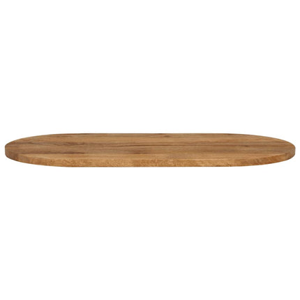 Bordsskiva 140x60x2,5 cm oval massivt mangoträ