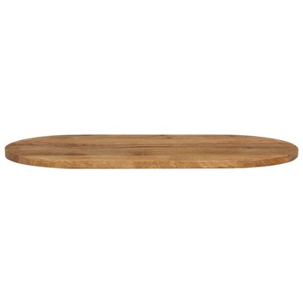 Bordsskiva 80x40x3,8 cm oval massivt mangoträ