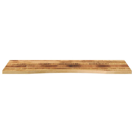Skrivbordsskiva med kurva 140x60x2,5 cm massivt grovt mangoträ