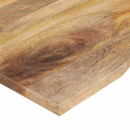 Skrivbordsskiva med kurva 110x80x2,5 cm massivt grovt mangoträ