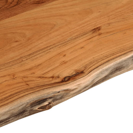 Bänkskiva för badrum 110x60x2,5 cm rektangulär massiv akacia