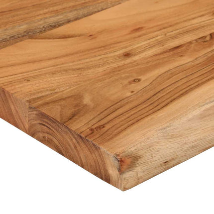 Bänkskiva för badrum 140x60x2,5 cm rektangulär massiv akacia