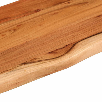 Bordsskiva 140x40x3,8 cm rektangulär massiv akacia rustik kant