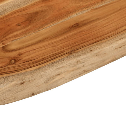 Bänkskiva för badrum 70x60x3,8 cm rektangulär massiv akacia