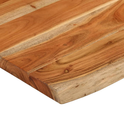Bänkskiva för badrum 70x60x3,8 cm rektangulär massiv akacia