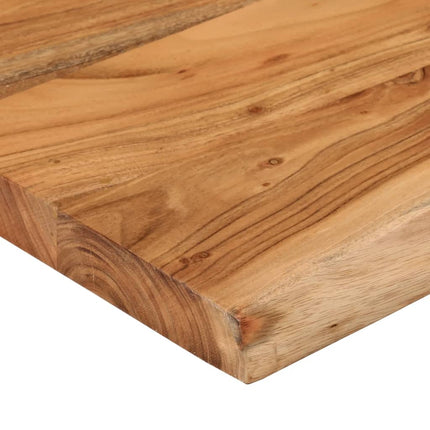 Bänkskiva för badrum 140x60x3,8 cm rektangulär massiv akacia