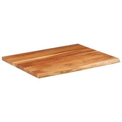 Bordsskiva 90x80x3,8 cm rektangulär massiv akacia rustik kant