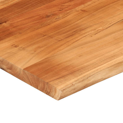 Bordsskiva 90x80x3,8 cm rektangulär massiv akacia rustik kant