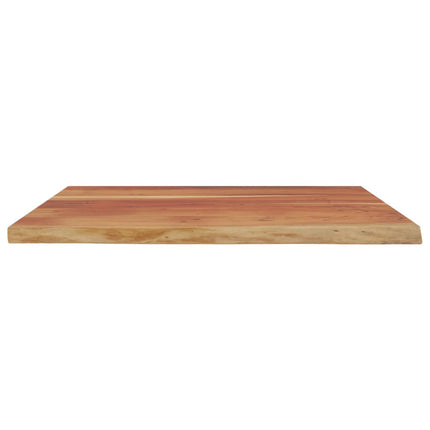 Bordsskiva 100x80x3,8 cm rektangulär massiv akacia rustik kant
