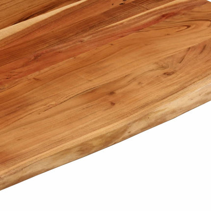 Bordsskiva 110x80x3,8 cm rektangulär massiv akacia rustik kant