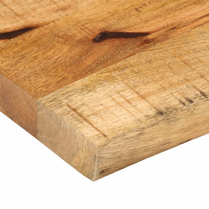 Bordsskiva 40x30x3,8 cm levande kant massivt grovt mangoträ