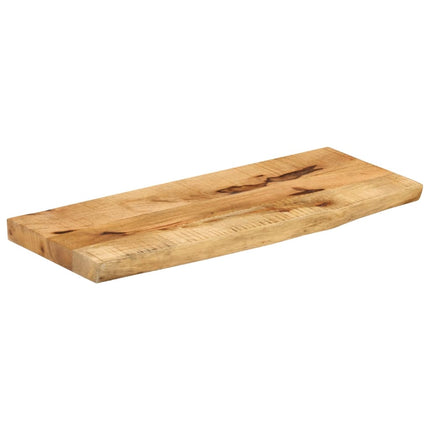 Bordsskiva 70x30x3,8 cm levande kant massivt grovt mangoträ